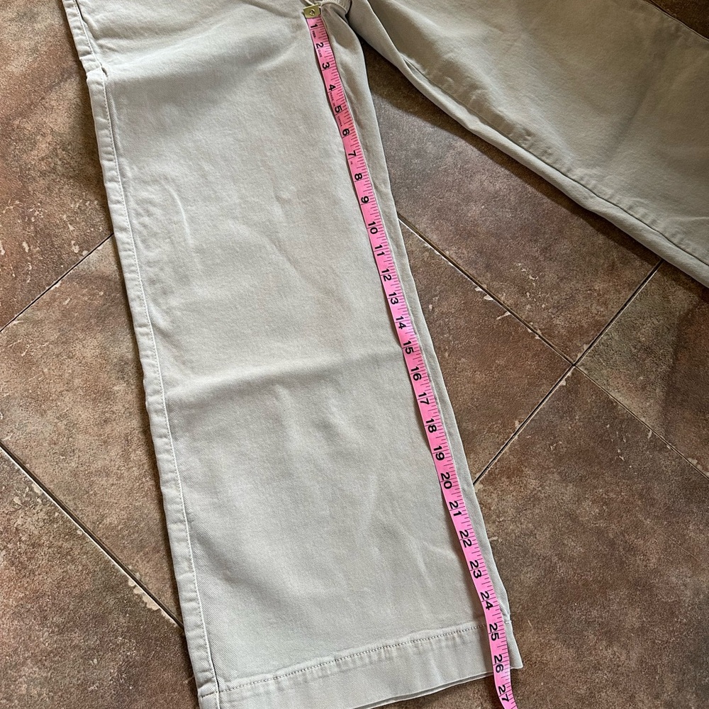 Paige Anessa - Wide Leg Light Beige Jeans - Picture 10 of 10